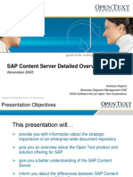 Livelink Enterprise Archive vs. SAP Content Server - DETAILED.ppt