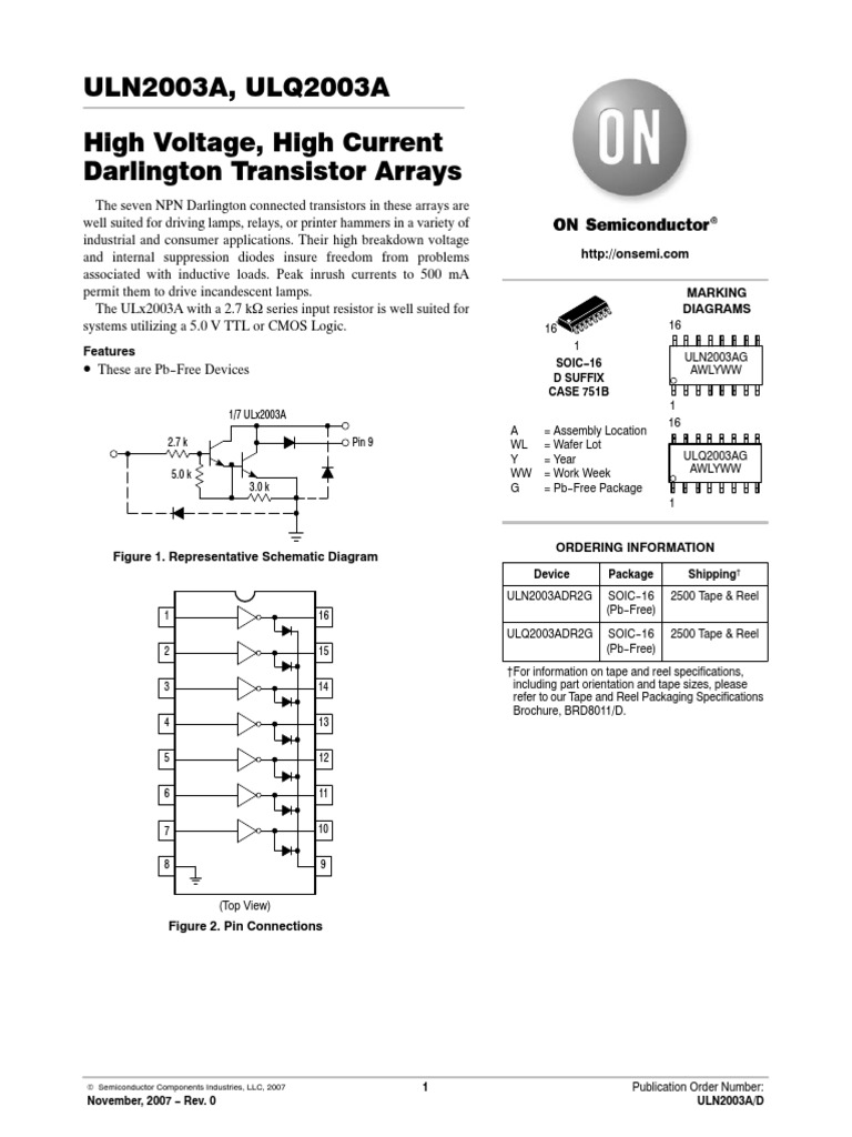 ULN2003A-D Array.pdf | Electrostatic Discharge | Electromagnetism