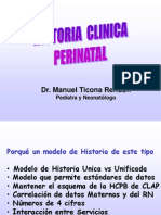 4â° Clase - Historia Clinica Perinatal