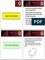 Higher Order Elements: Basic Concepts of Plate Bending