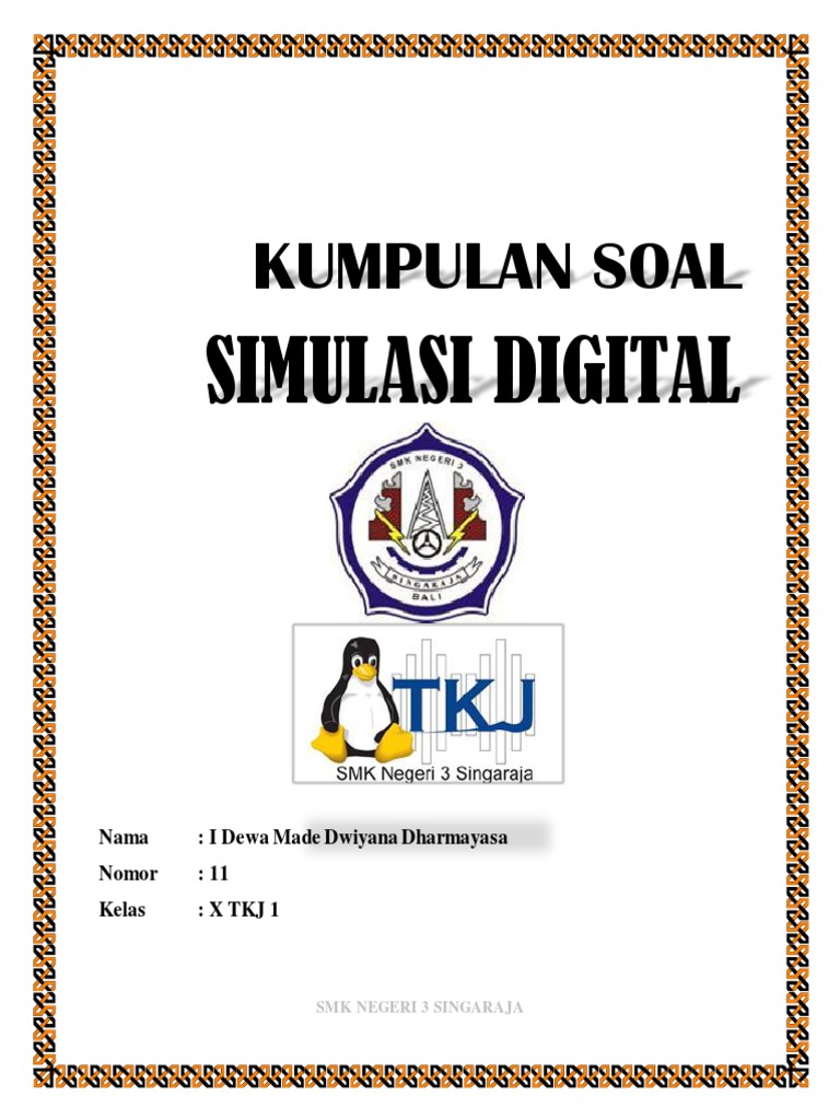 Soal Latihan Simulasi Digital