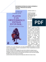 Platon y Un Ornitorrinco Entran en Un Bar Entender La Filosofia A Traves de Los Chistes Sinopsis