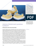 Case Report Anteriore Aesthetik Durch Posteriore Funktion Zahnarzt Ulf Krueger Janson Frankfurt PDF
