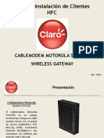 Cablemodem SVG2501 Claro Peru 25-04-2012