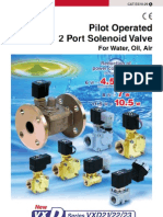 Pilot Operated 2 Port Solenoid Valve: For Water, Oil, Air