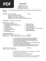 Vanessa Perez Resume