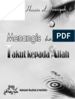 Menangis Karena Takut Kepada Allah