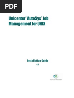 Autosys Job Management - Unix Installation Guide