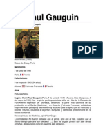 Paul Gauguin, el pintor postimpresionista que buscó la inspiración en Polinesia