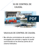 Valvulas de Control de Caudal