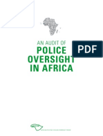 Policing in Africa An Audit