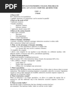 Cs2354 Advanced Computer Architecture 2 Marks