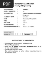 Midterm - Exam CHEM4012 2010 2011