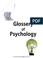 Glossary of Psychology