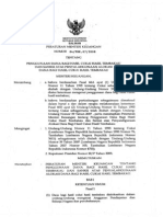 PMK No.84-PMK.07-2008 Penggunaan DBHCHT Dan Sanksi Atas Penggunaan DBHCHT