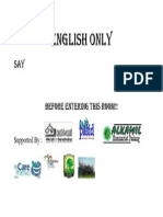 English Only