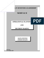 8.operational Planning and Decision Making