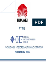 Huawei Optical Internetworking Forum