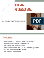 Neha Juneja Young Entrepreneur