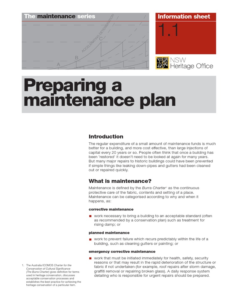 Historic Building Maintenance Planning | PDF