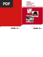 MARCO CURRICULAR NACIONAL Propuesta para el Diálogo