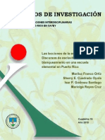 Cuaderno 15 Las Lecciones de La Esclavitud: Discursos de Esclavitud, Mestizaje y Blanqueamiento en Una Escuela Elemental en Puerto Rico