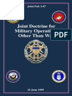 JP 3-07 (1995) - Joint Doctrine For Military Operations Other Than War