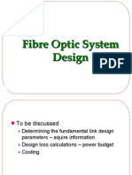 Fibre Optic System Design Parameters