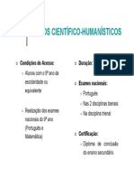 Cursos Cientifico Humanisticos