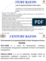 Century Rayon: Environmental and Occupational Health & Safety Policy