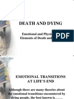 Emotional and Physiologic Elements of Death and Dying