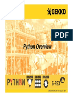 Python General Overview