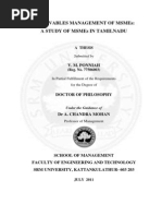 Receivables Management of Msmes: A Study of Msmes in Tamilnadu