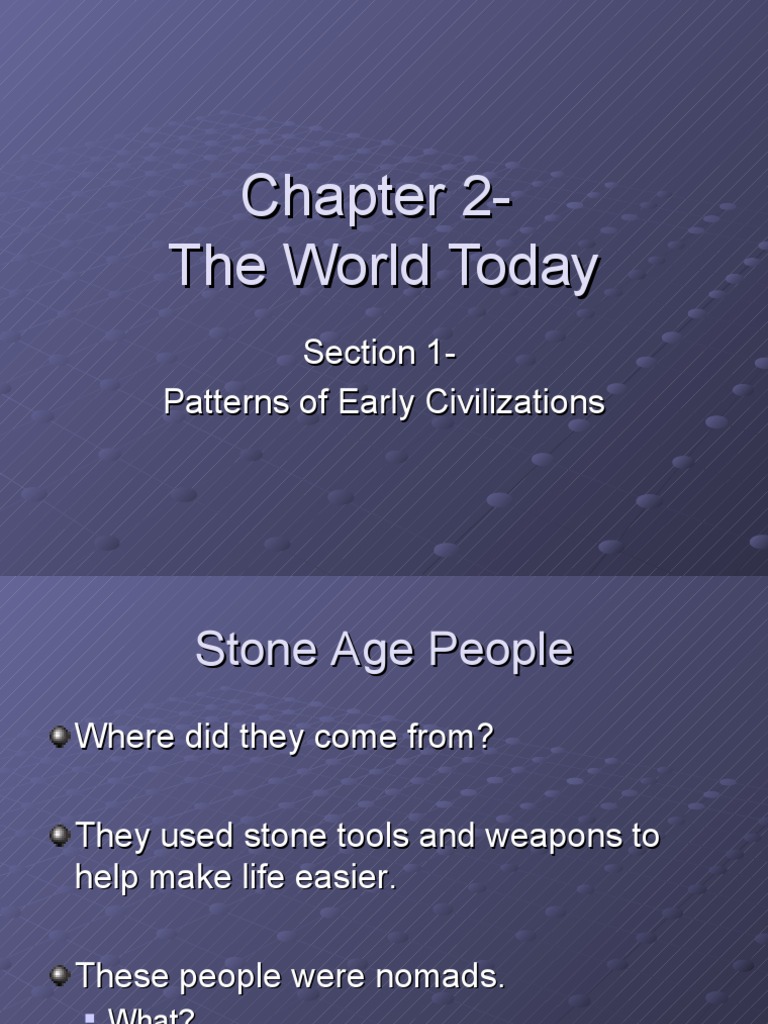 Chapter 2 - Section 1 | PDF