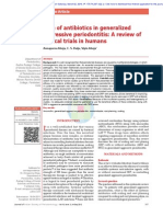 Ahuja a. Role of Antibiotics in Generalized Aggressive Periodontitis