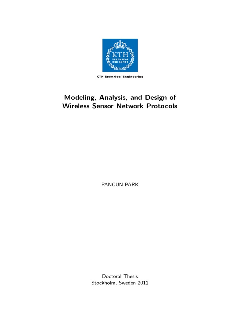 Modeling and Analysis of Wireless Sensor Network | PDF | Wireless ...