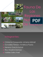 Fauna de Las Regiones Naturales de México