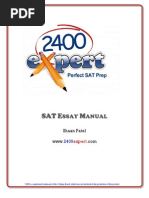 Download 2400Expert SAT Essay Manual by Adrian Loke SN206089604 doc pdf