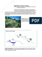 Design of Contour Trenches