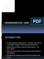 Perioperative Care