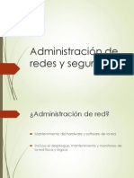 Administración de redes y seguridad