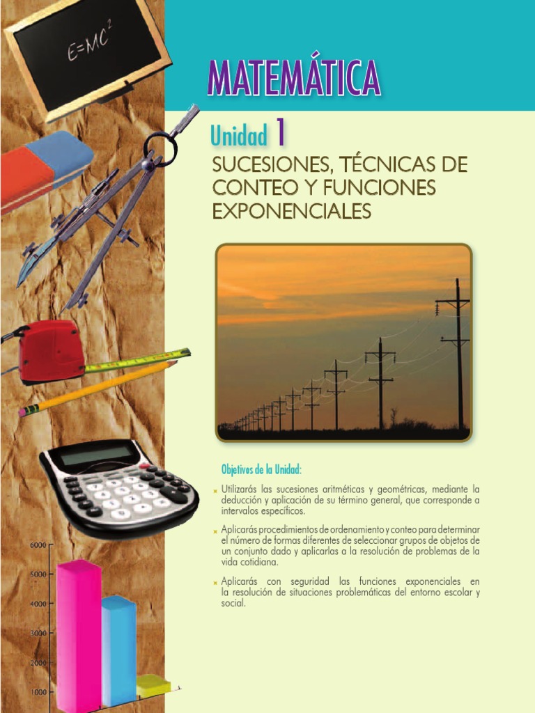 Matematicas Onceavo Grado - I Unidad | PDF | Permutación | Fórmula