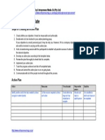 Action Plan Template Download