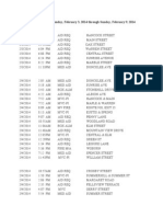 Stoneham Fire Log For Monday, February 3, 2014 Through Sunday, February 9, 2014