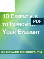 10 Essentials To Improving Eyesight