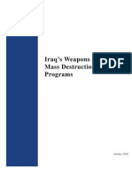 CIA - Iraq's Weapons of Mass Destruction Program