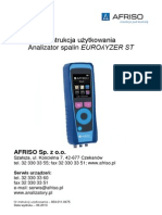 Analizator Spalin Eurolyzer - Instrukcja Uzytkowania07082013