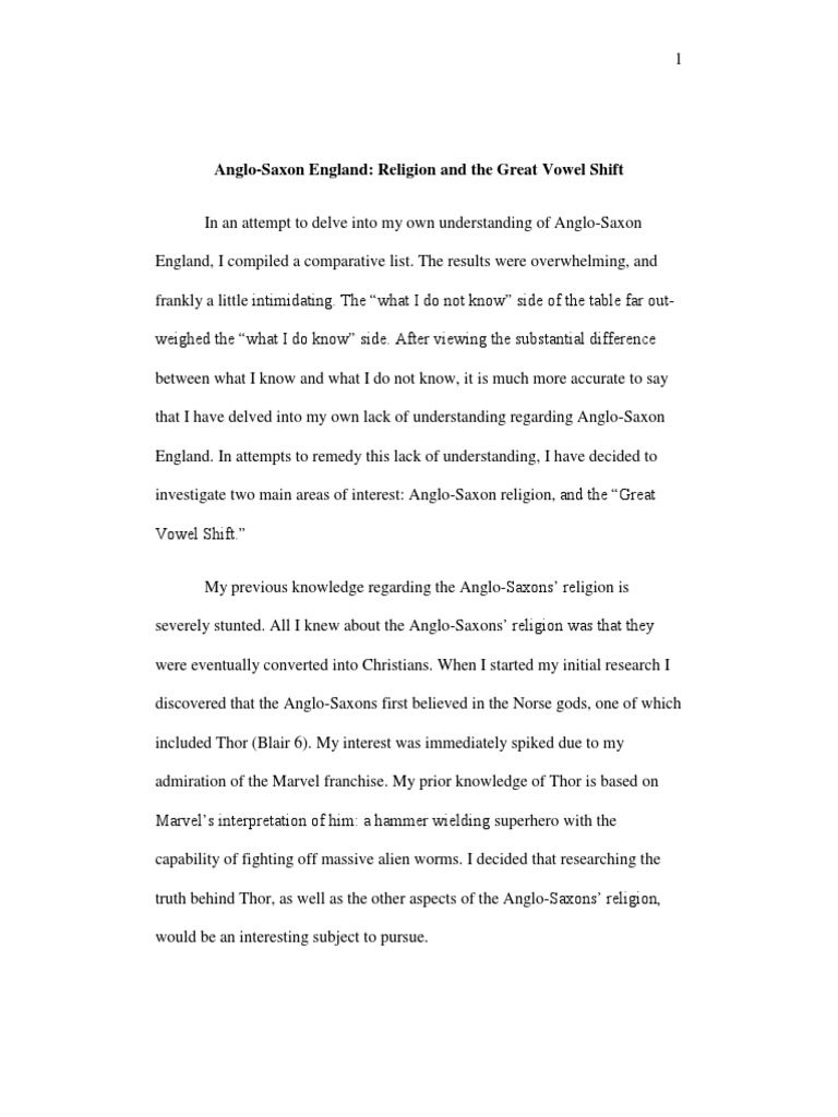 Anglo-saxon literature essay picture