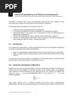 Material Teoria da Informação