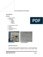 Informe de Laboratorio Circuito Oscilador